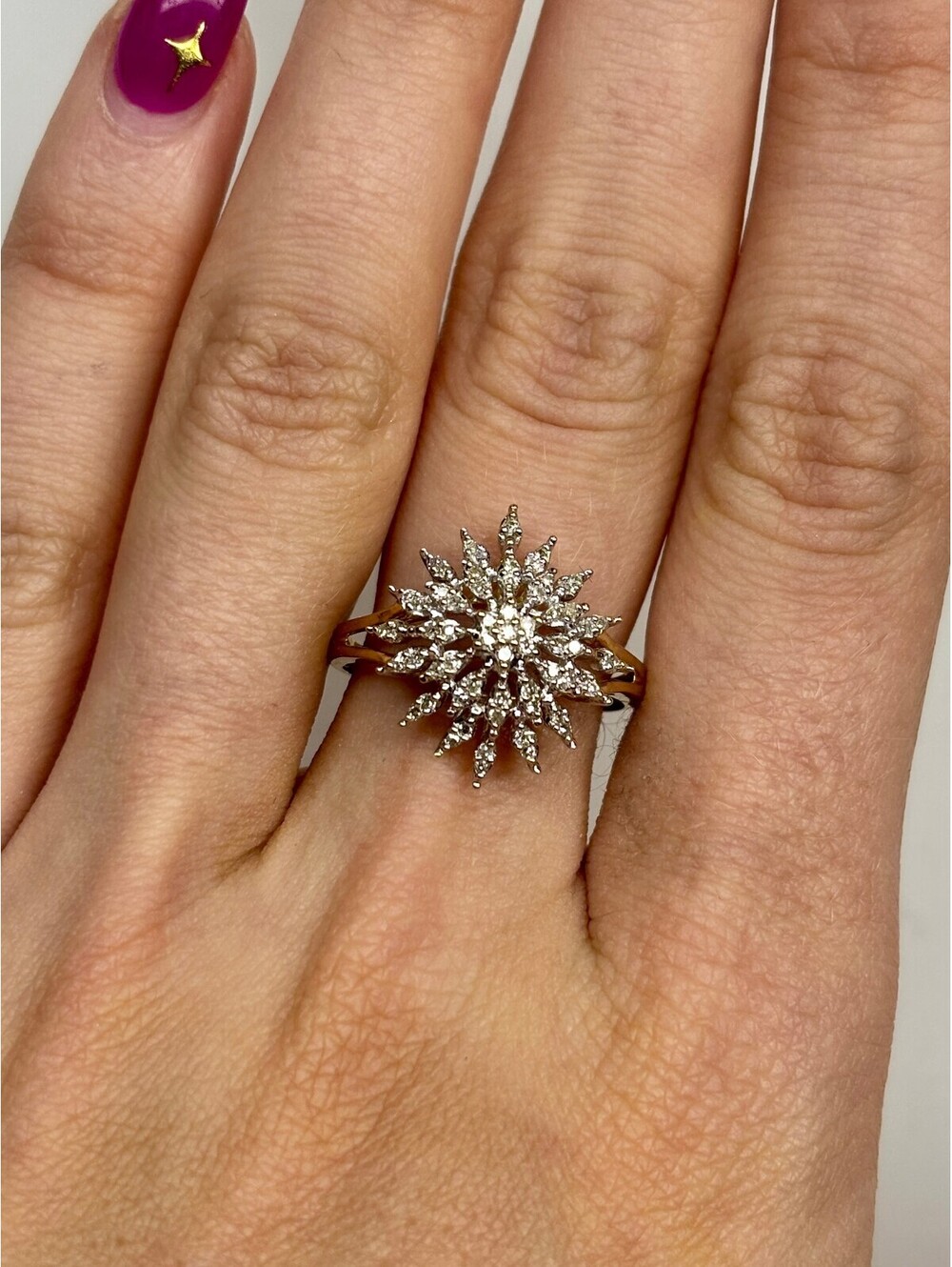 14k Yellow Gold Diamond Ring